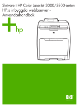 HP Color LaserJet 3800 Printer series Användarguide