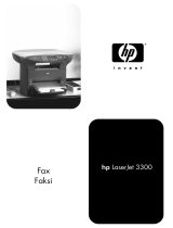 HP LaserJet 3300 Multifunction Printer series Användarmanual