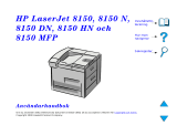 HP LaserJet 8150 Printer series Användarmanual