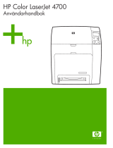 HP Color LaserJet 4700 Printer series Användarmanual