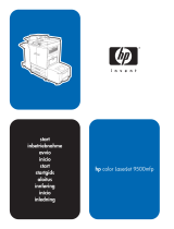 HP Color LaserJet 9500 Multifunction Printer series Snabbstartsguide