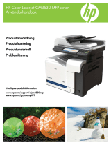 HP Color LaserJet CM3530 Multifunction Printer series Användarmanual