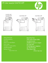 HP Color LaserJet CM4730 Multifunction Printer series Snabbstartsguide