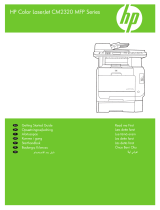 HP Color LaserJet CM2320 Multifunction Printer series Användarmanual