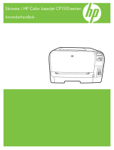 HP Color LaserJet CP1510 Printer series Användarmanual