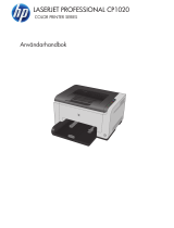 HP LaserJet Pro CP1025 Color Printer series Användarmanual