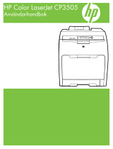 HP Color LaserJet CP3505 Printer series Användarguide