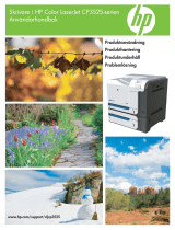 HP Color LaserJet CP3520 Printer Series Användarmanual