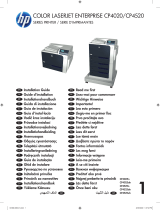HP Color LaserJet Enterprise CP4025 Printer series Installationsguide
