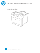 HP Color LaserJet Managed MFP E47528 series Användarmanual