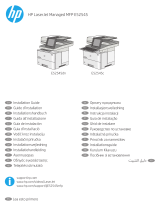 HP LaserJet Managed MFP E52545 series Installationsguide