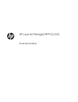 HP LaserJet Managed MFP E52545 series Användarmanual