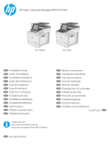 HP Color LaserJet Managed MFP E57540 series Installationsguide