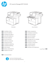 HP LaserJet Managed MFP E52645 series Installationsguide