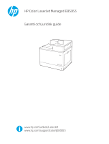 HP Color LaserJet Managed E85055 series Användarguide