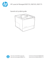 HP LaserJet Managed E60175 series Användarguide