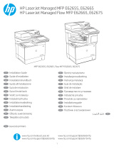 HP LaserJet Managed MFP E62665 series Installationsguide