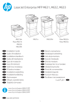 HP LaserJet Managed MFP E62575 series Installationsguide