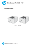 HP Color LaserJet Pro M253-M254 Printer series Användarmanual