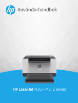 HP LaserJet M207-M212 Printer series Användarmanual