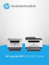 HP LaserJet MFP M232-M237 Printer series Användarmanual