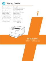 HP LaserJet M207e-M212e Printer series Installationsguide