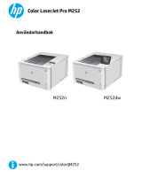 HP Color LaserJet Pro M252 series Användarmanual
