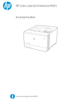 HP Color LaserJet Enterprise M455 series Användarmanual