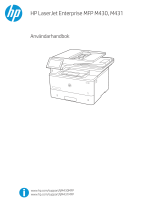 HP LaserJet Enterprise MFP M431 series Användarmanual