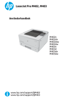 HP LaserJet Pro M402-M403 n-dn series Användarmanual