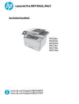 HP LaserJet Pro MFP M426-M427 f series Användarmanual