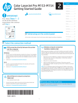 HP Color LaserJet Pro M153-M154 Printer series Användarmanual