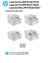 HP LaserJet Pro MFP M148-M149 series Användarguide