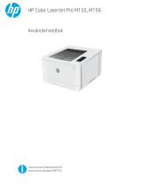 HP Color LaserJet Pro M155-M156 Printer series Användarmanual