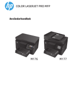 HP Color LaserJet Pro MFP M176 series Användarmanual
