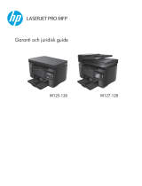 HP LaserJet Pro MFP M126 series Användarguide
