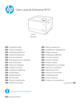 HP Color LaserJet Enterprise M751 Printer series Installationsguide