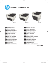 HP LaserJet Enterprise 700 Printer M712 series Installationsguide