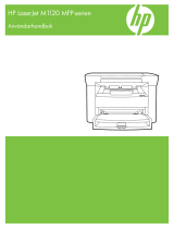 HP LaserJet M1120 Multifunction Printer series Användarmanual