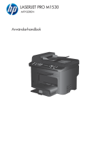 HP LaserJet Pro M1536 Multifunction Printer series Användarmanual