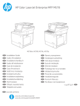 HP Color LaserJet Enterprise MFP M578 Printer series Installationsguide