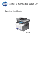 HP LaserJet Enterprise 500 color MFP M575 Användarguide