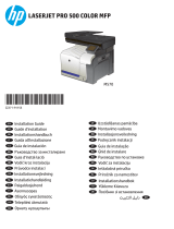 HP LaserJet Pro 500 Color MFP M570 Installationsguide
