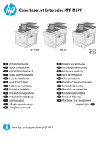 HP Color LaserJet Enterprise MFP M577 series Installationsguide