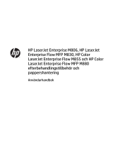 HP LaserJet Enterprise flow MFP M830 series Användarmanual