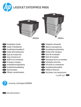 HP LaserJet Enterprise M806 Printer series Installationsguide