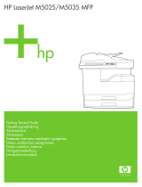 HP LaserJet M5035 Multifunction Printer series Snabbstartsguide