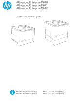 HP LaserJet Enterprise M611 series Användarguide