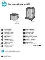 HP Color LaserJet Enterprise M651 series Installationsguide