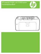 HP LASERJET P1009 PRINTER Användarmanual